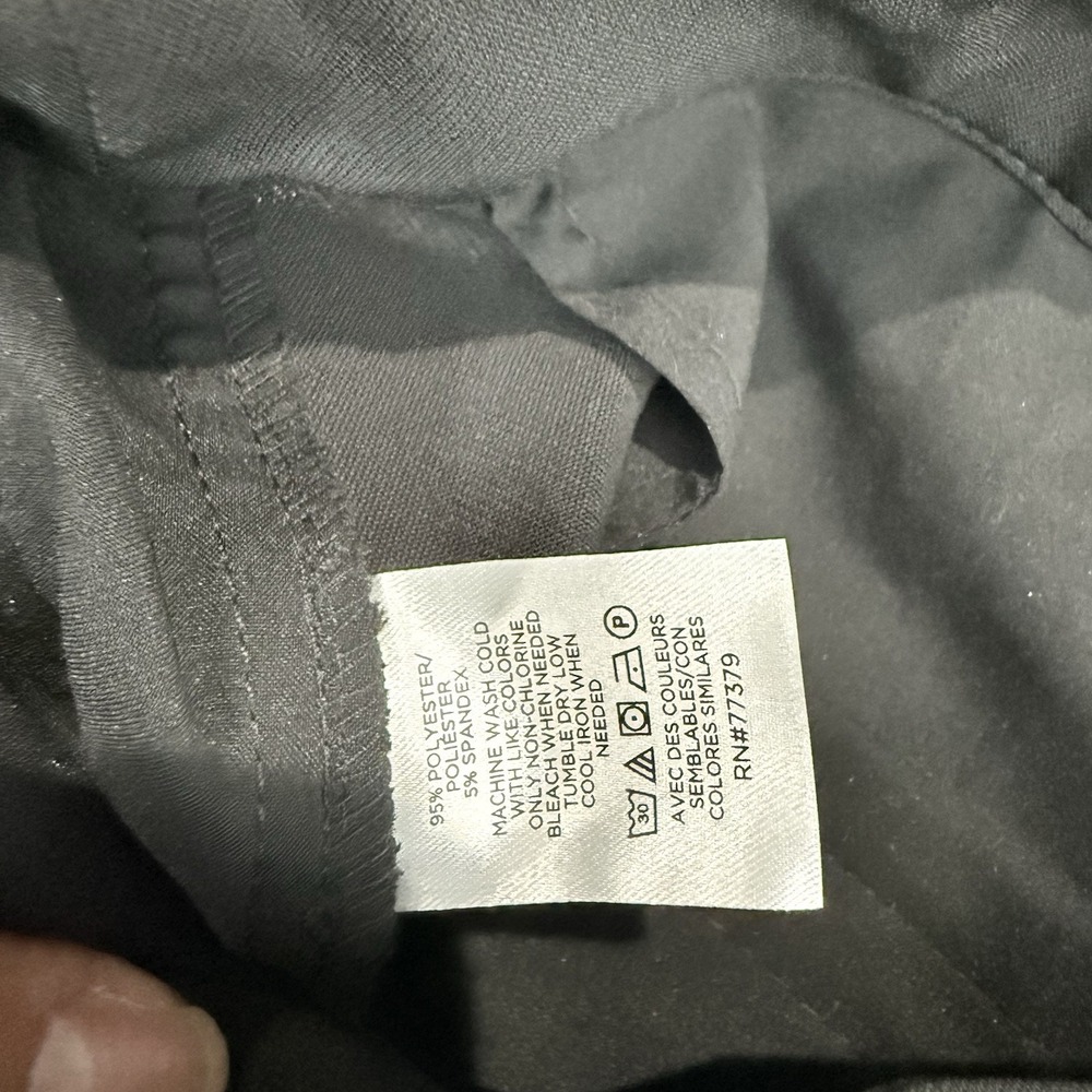 NWOT Ann Taylor The Wide Leg Pant in Fluid Crepe Black Size 4 Workwear - Picture 5 of 10
